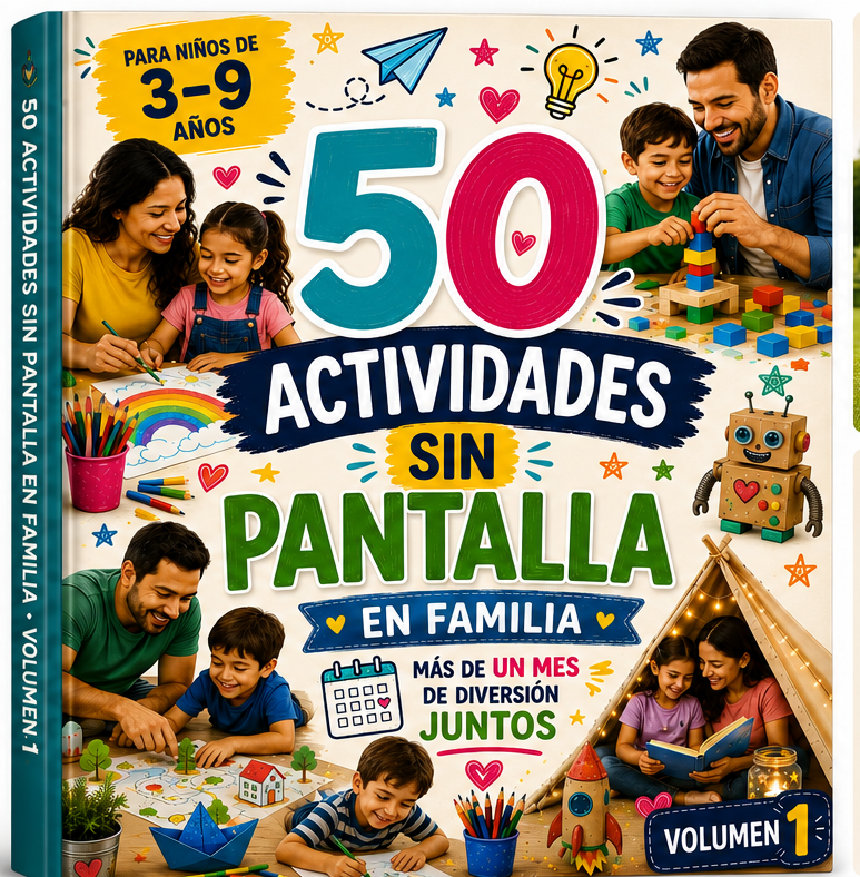 50 Actividades Sin Pantalla para Niños | Juegos, Retos y Creatividad